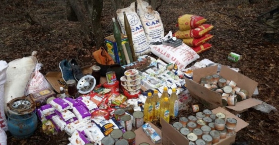 Bingöl’de mühimmat ve gıda bulunan 3 sığınak ele geçirildi