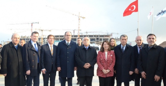 Bin 81 yataklı hastanenin inşaatını Bakan Avcı inceledi