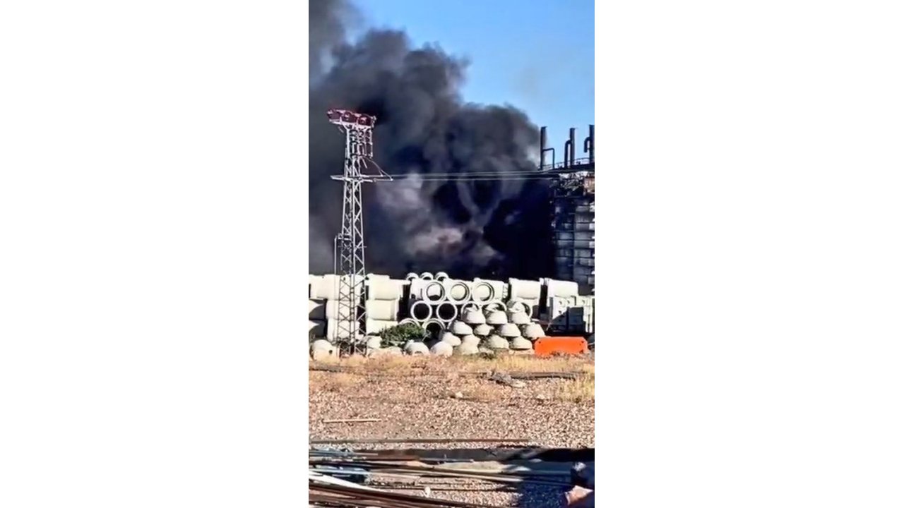 Elazığ Osb’de Korkutan Yangın