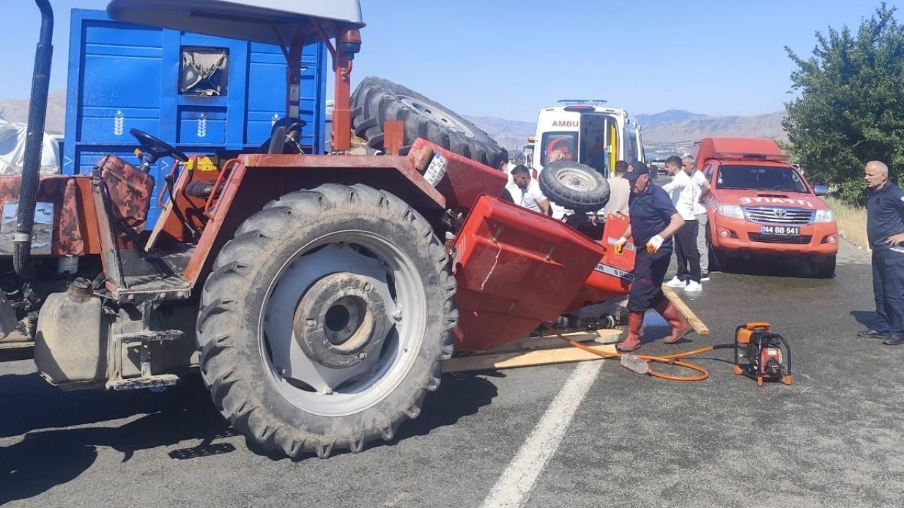 Malatya’da Traktör Tırla Çarpıştı: 1 Ölü