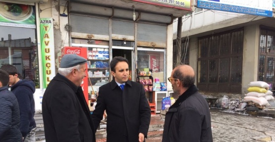 Kaymakam Dundar’dan esnaf ziyareti