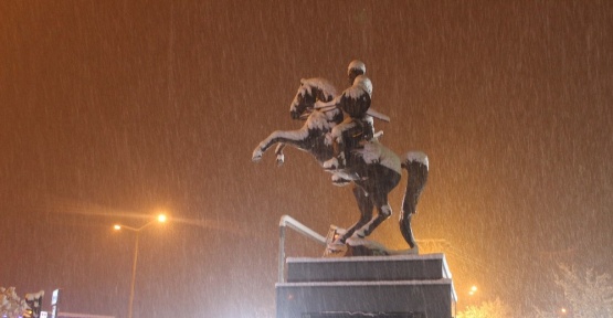 Muş’ta kar yağışı