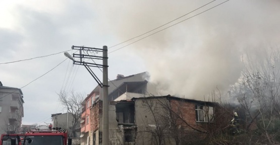 Tekirdağ’da korkutan yangın