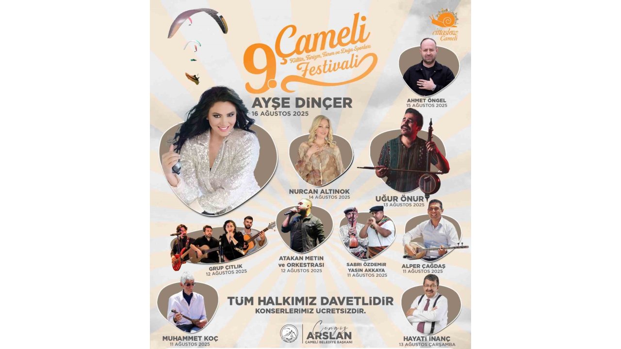 Çameli’nde 7 Gün Sürecek Festival Coşkusu İçin Geri Sayım Başladı