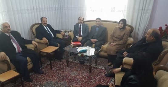 Başkan Soğanda şehit ailelerini ziyaret etti