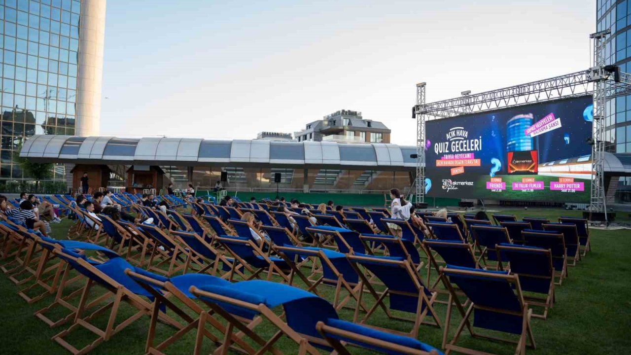 Akmerkez Açık Hava Sineması Başlıyor