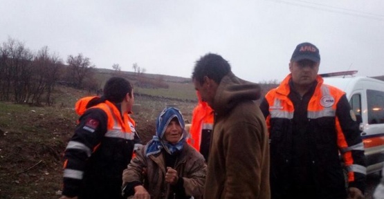 Tunceli’de kaybolan yaşlı kadın ile intihara teşebbüs eden şahsı AFAD ekipleri kurtardı